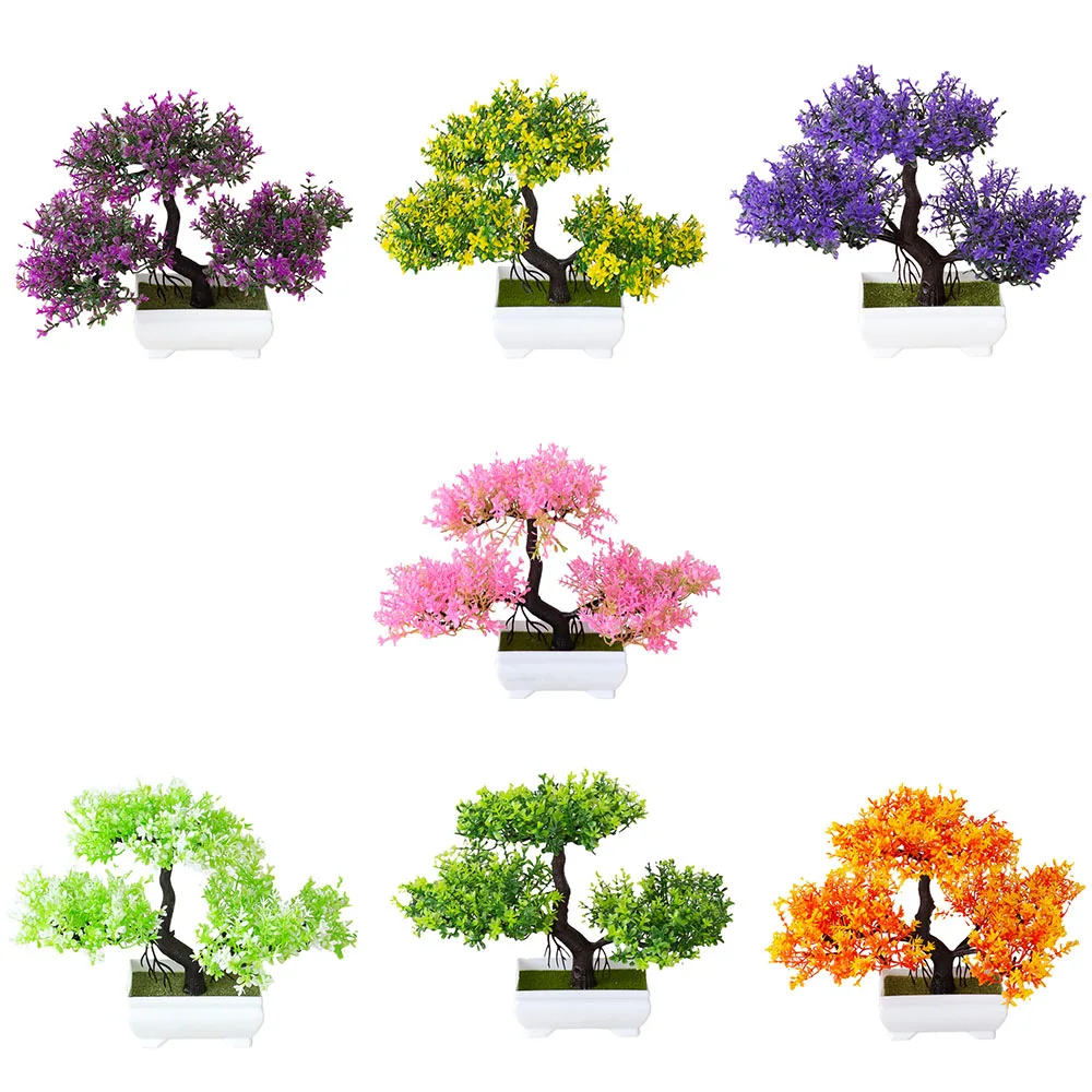 Bonsai Tree Zen Garden - dekorasi tanaman buatan, bonsai dalam pot,