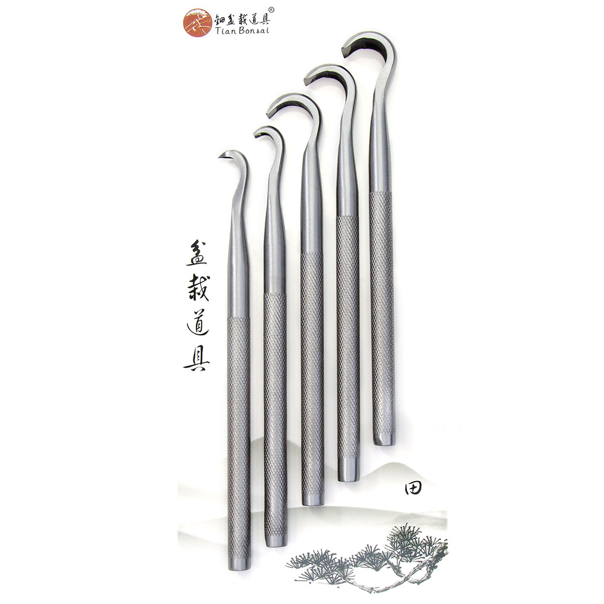 Bonsai Tool Set - Set Alat Pahat Bonsai CT-A Dibuat
