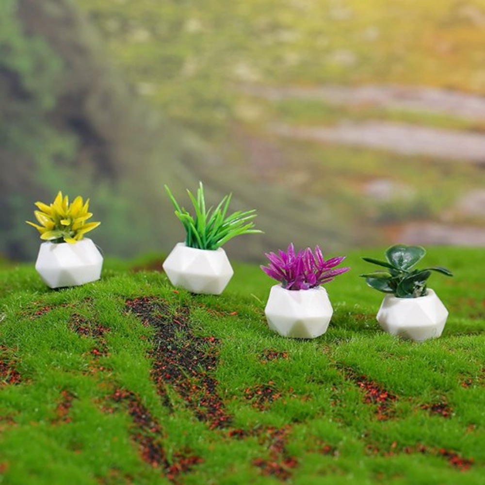 Bonsai Garden China - 1:12 Rumah Boneka Miniatur Tanaman Pot