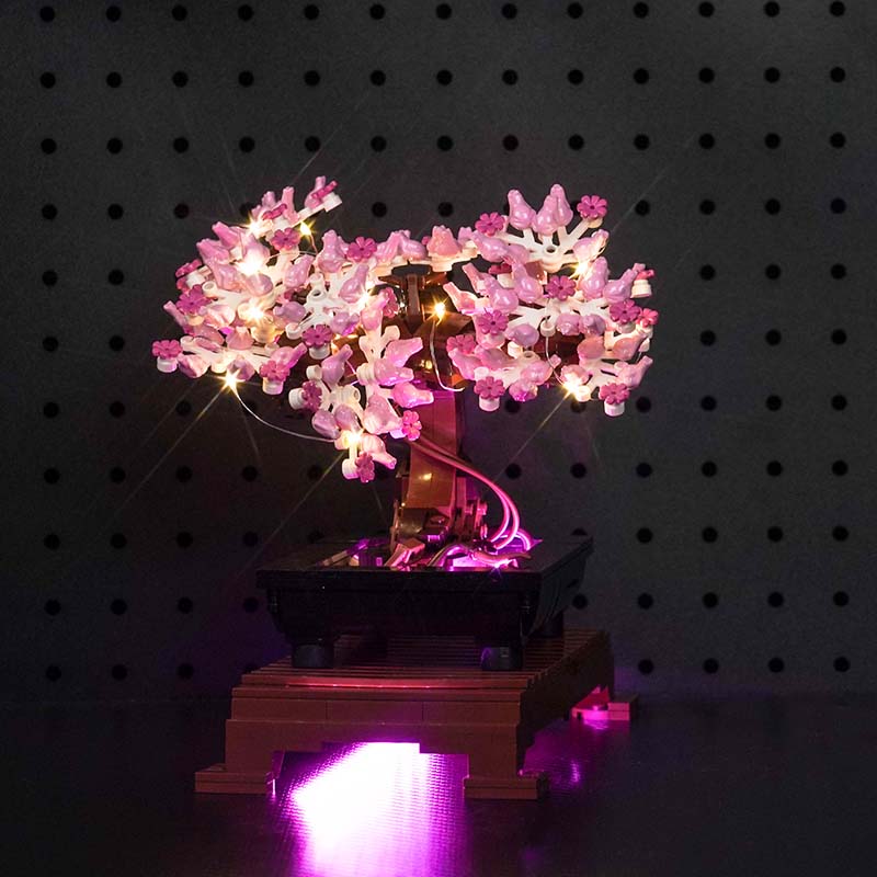 Lazishi 10281 LED set cocok un - Bonsai Garden Lego ulasan dan harga
