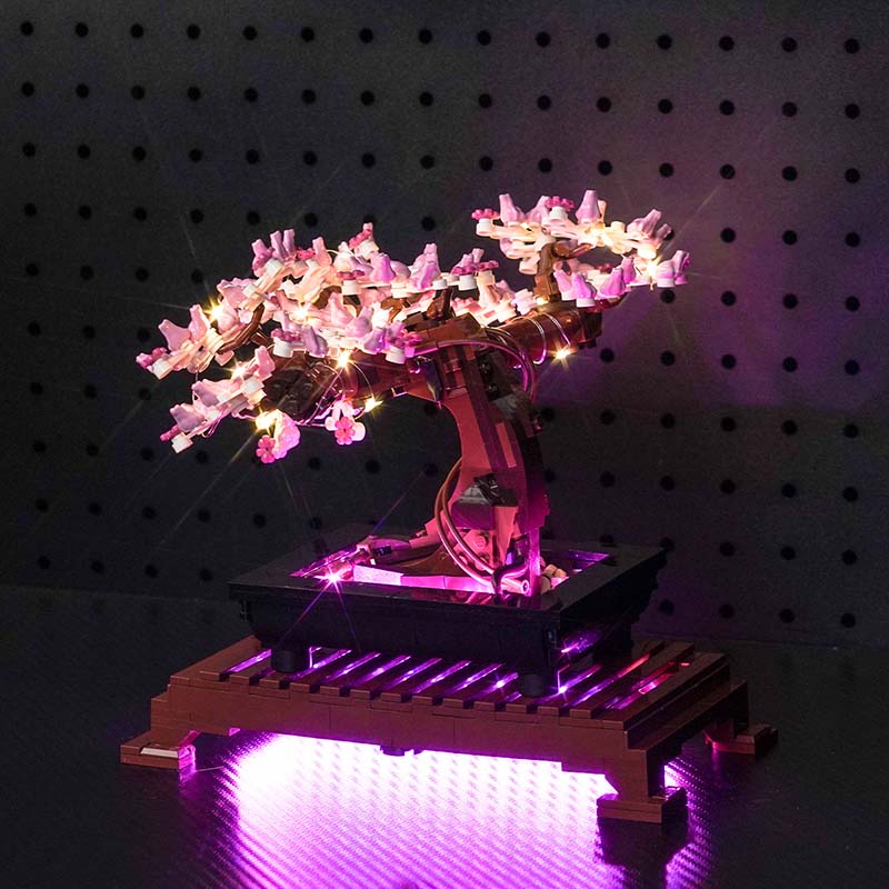 Lazishi 10281 LED set cocok un - Bonsai Garden Lego ulasan dan harga
