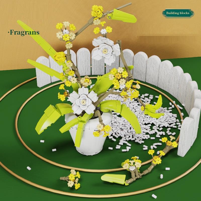 Mainan bangun Bonsai seri angg - Bonsai Garden Lego ulasan dan harga