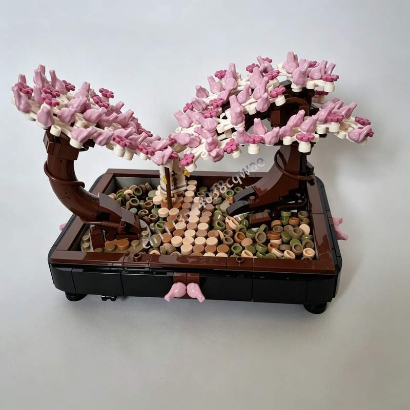 673 Buah Blok Bangunan MOC Poh - Bonsai Garden Lego ulasan dan harga