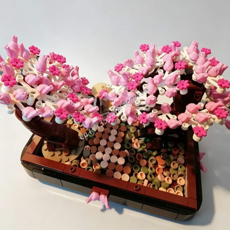 673 Buah Blok Bangunan MOC Poh - Bonsai Garden Lego ulasan dan harga