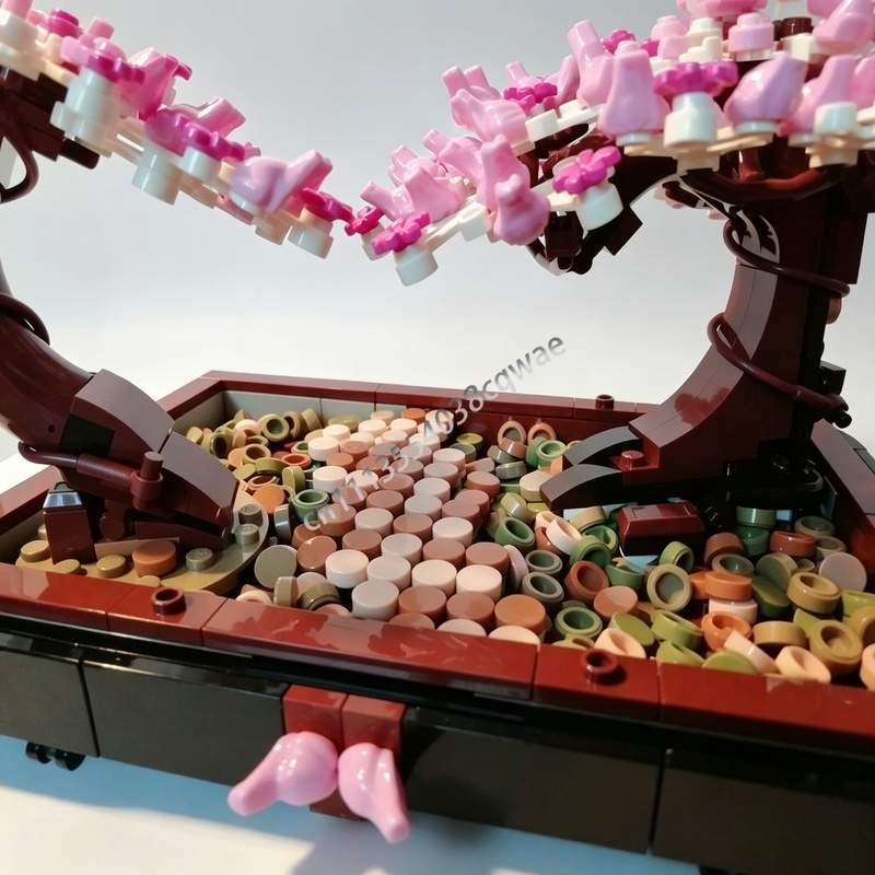 673 Buah Blok Bangunan MOC Poh - Bonsai Garden Lego ulasan dan harga