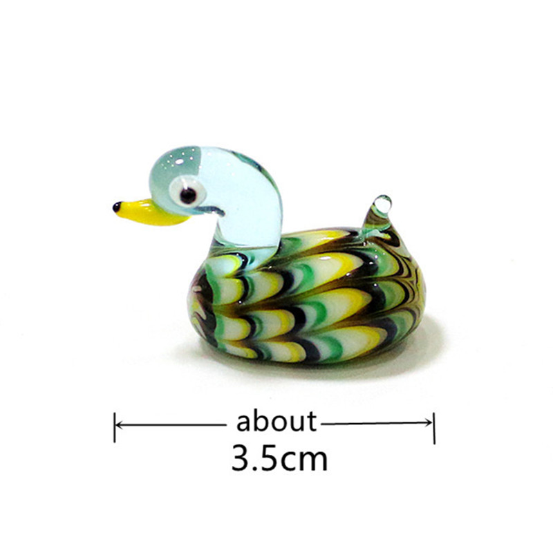 Patung Bebek Kaca Mini Buatan  - Bonsai Garden Europe ulasan dan harga