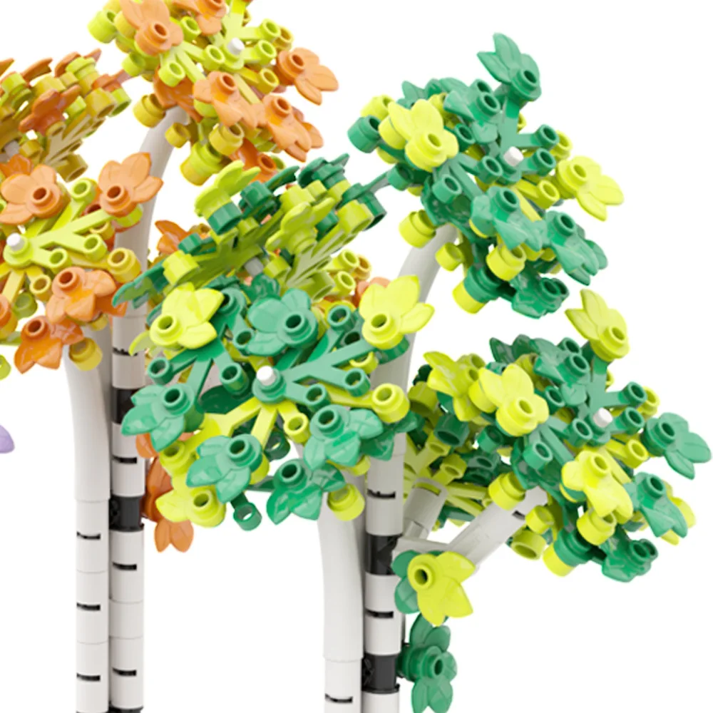 152 Buah MOC Blok Bangunan Tam - Bonsai Garden Lego ulasan dan harga