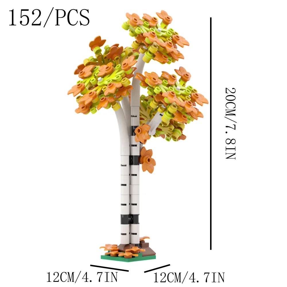 152 Buah MOC Blok Bangunan Tam - Bonsai Garden Lego ulasan dan harga