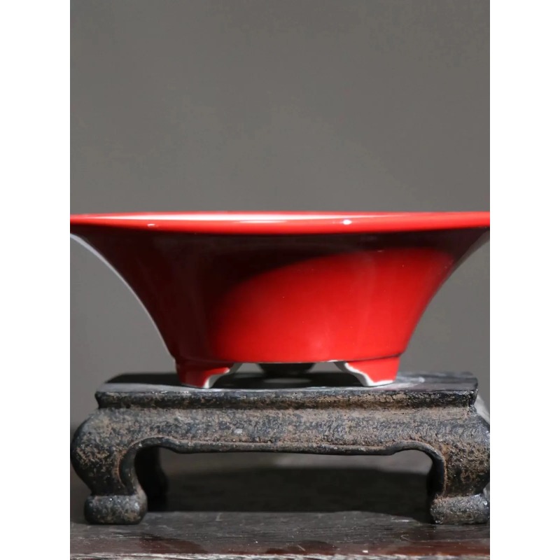 Pot Bonsai Bulat Berlapis Kaca - Bonsai Garden China ulasan dan harga