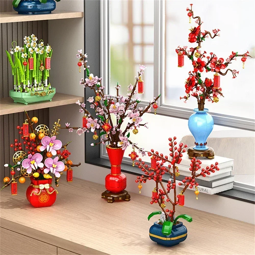 Buket Kota Kreatif, Bunga Pers - Bonsai Garden Lego ulasan dan harga