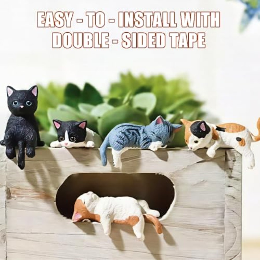 Figur Kucing Miniatur Lucu, De - Japan Bonsai Garden ulasan dan harga