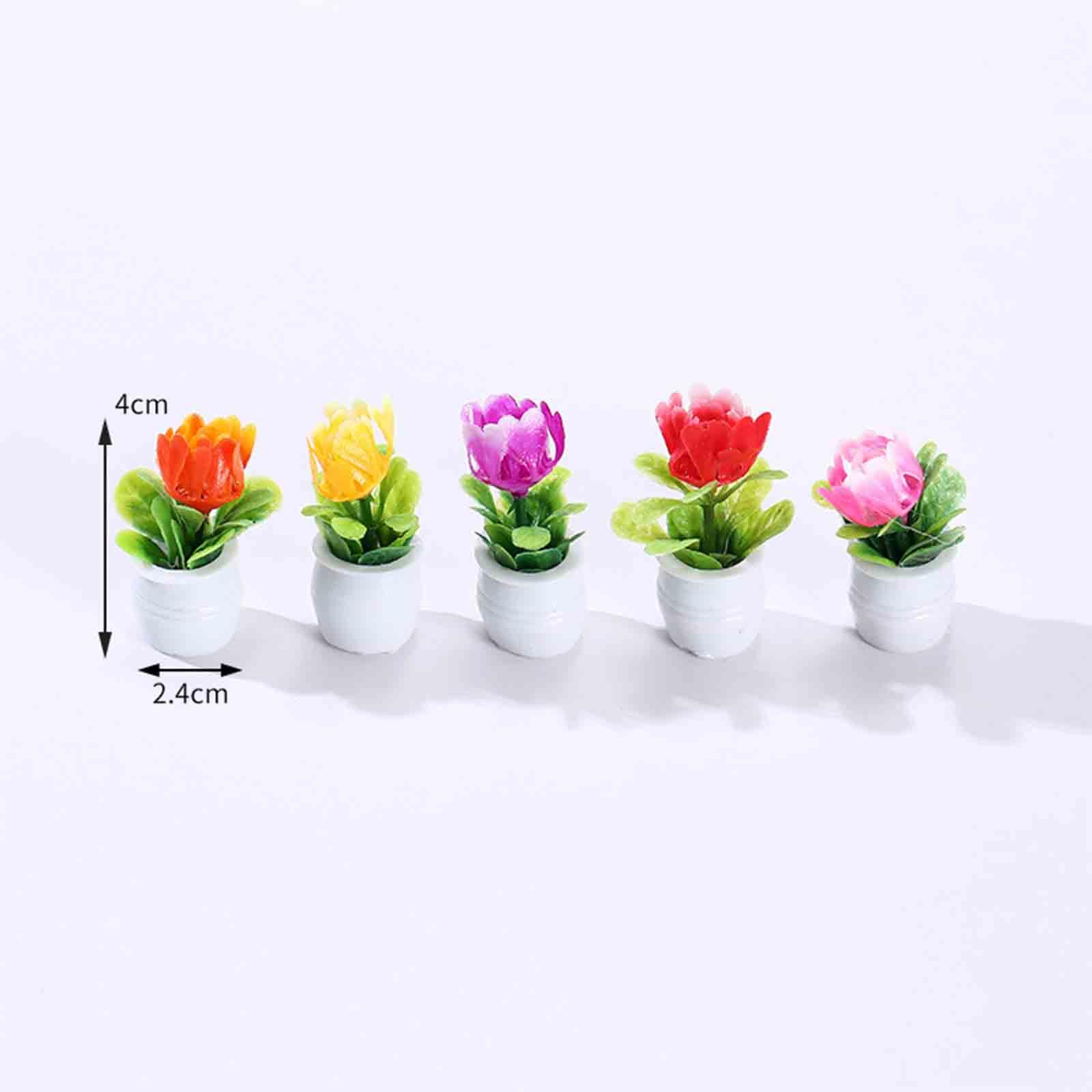 5 Buah Pot Bunga Miniatur Ruma - Bonsai Garden Europe ulasan dan harga