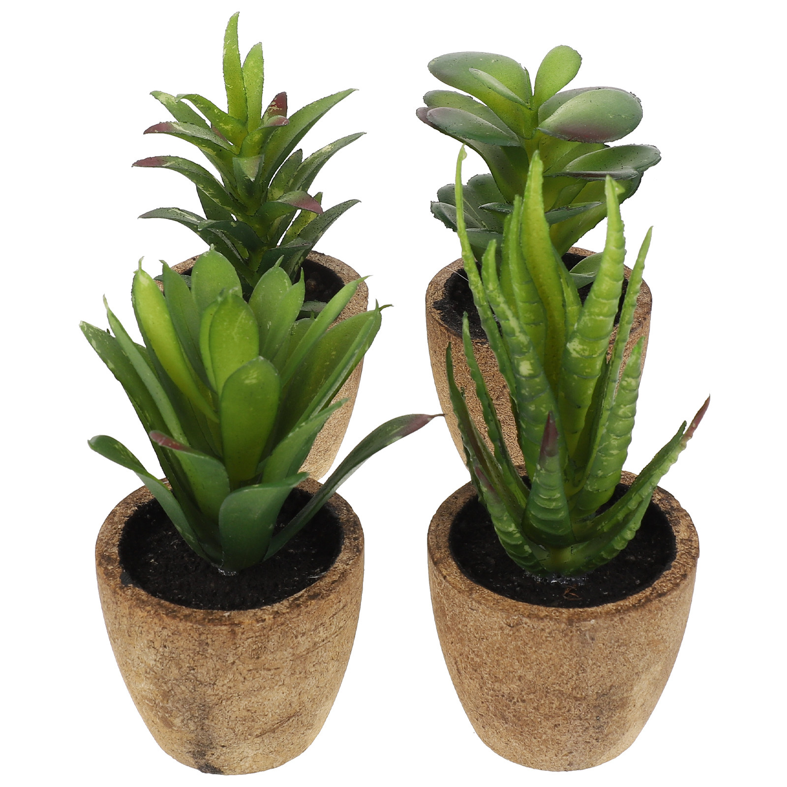 4 Buah Tanaman Pot Mini Buatan - Bonsai Garden And Cafe ulasan dan harga