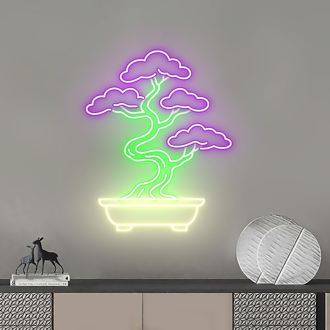 Lampu Neon Pohon Bonsai Dekora - Bonsai Tree Zen Garden ulasan dan harga