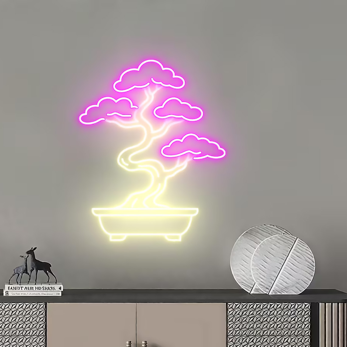 Lampu Neon Pohon Bonsai Dekora - Bonsai Tree Zen Garden ulasan dan harga