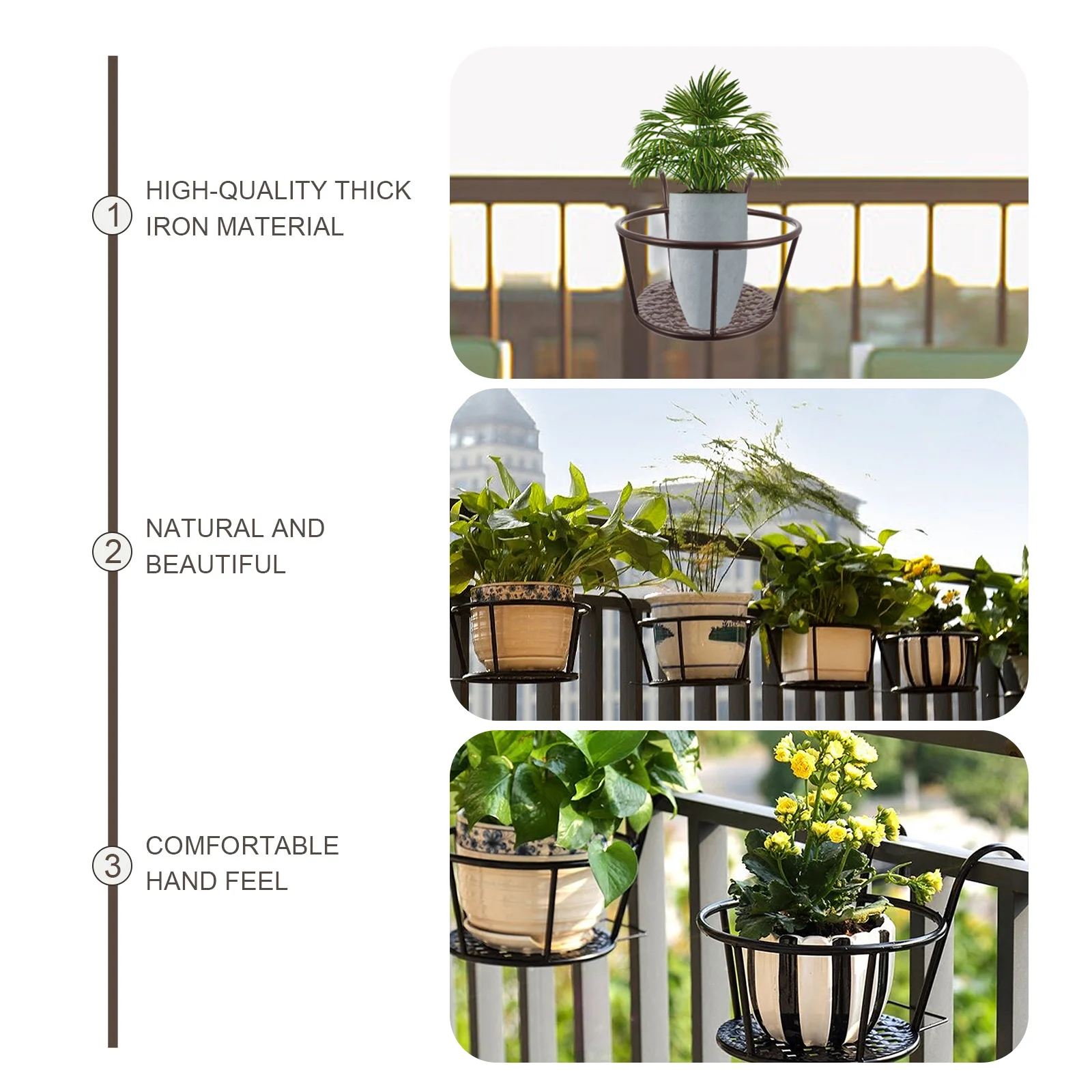 2 Buah Rak Penanam Balkon Gant - Bonsai Garden China ulasan dan harga
