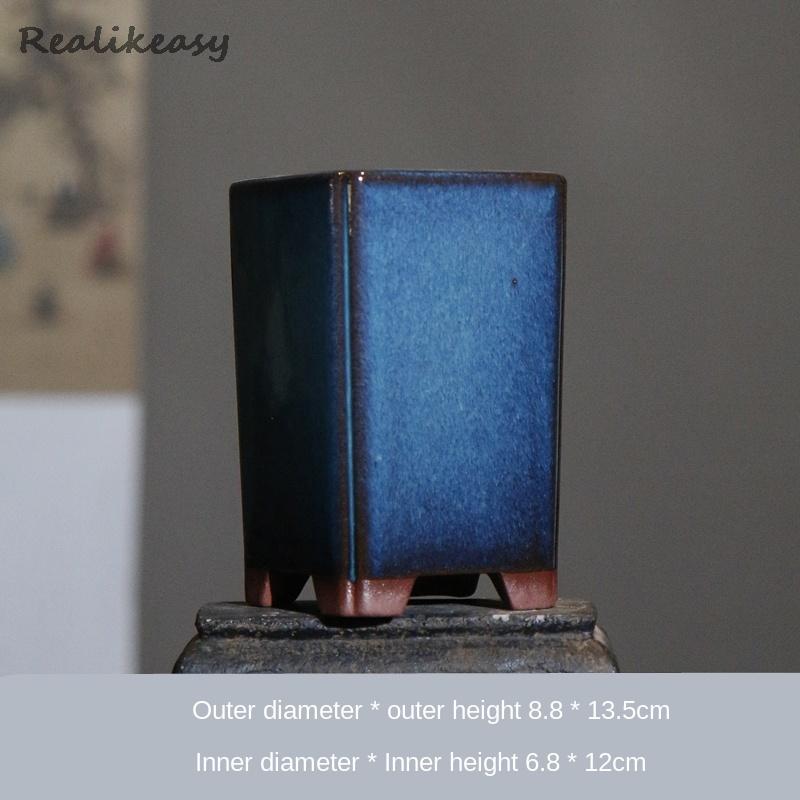 Pot Bunga Pasir Biru Ungu deng - Bonsai Tree Zen Garden ulasan dan harga