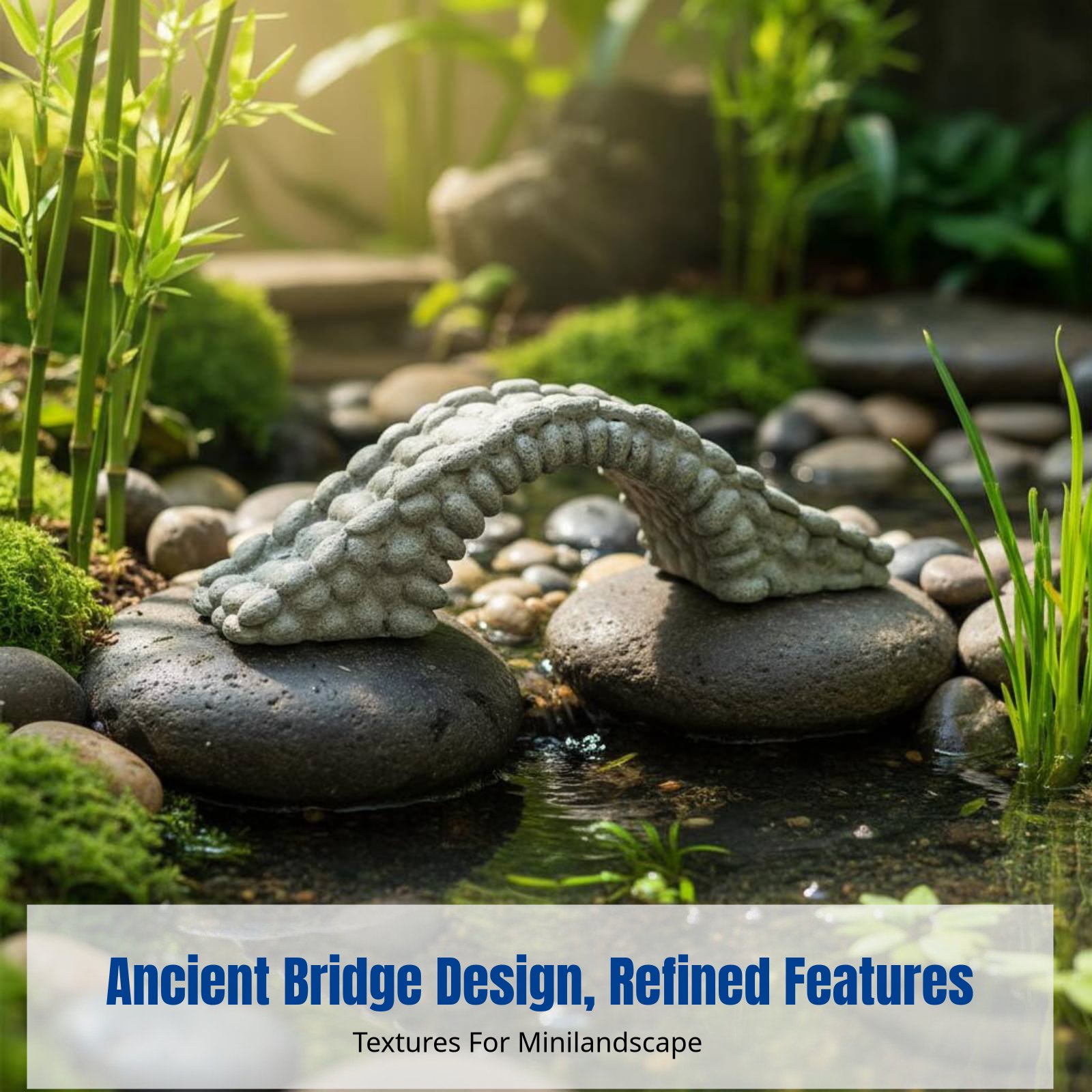 Dekorasi Lanskap Mini Jembatan - Bonsai Garden China ulasan dan harga
